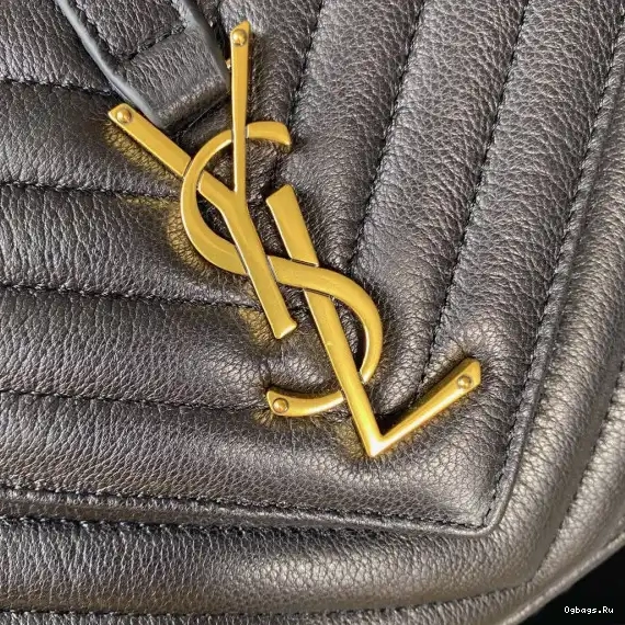 leather YSL Medium bag-24*17*6.5cm shoulder 0515